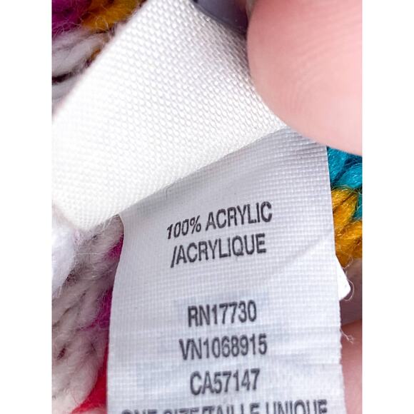 Mossimo Women's Colorful Knit Circle Scarf Geometric Infinity - Picture 6 of 6